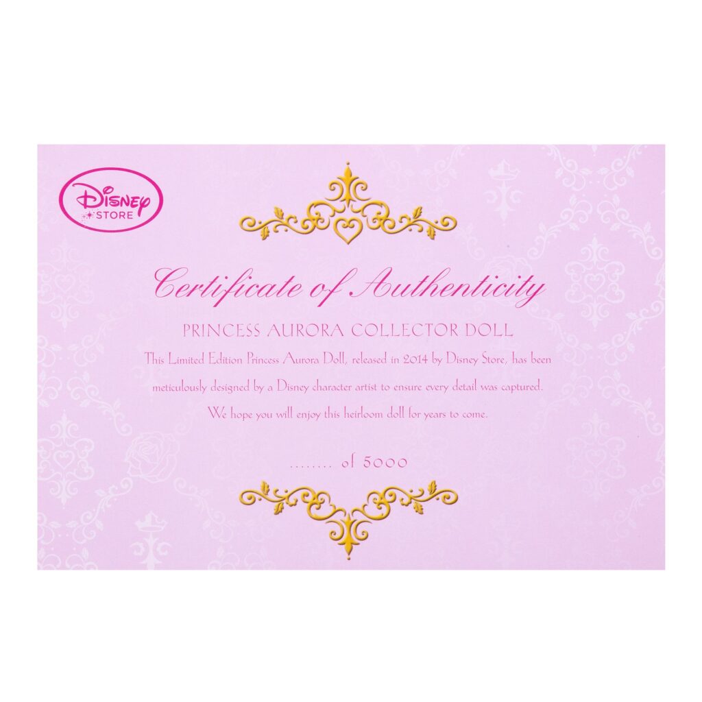 Heirloom Pink Aurora Doll, LE 5000 Disney Limited Edition 2014