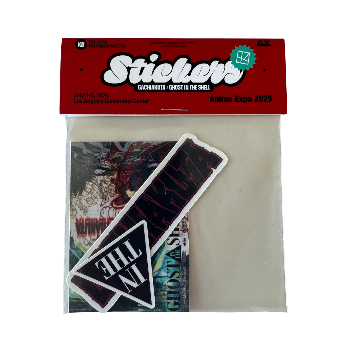 Anime Expo 2025 Kodansha Gachiakuta X Ghost in the Shell Sticker Pack
