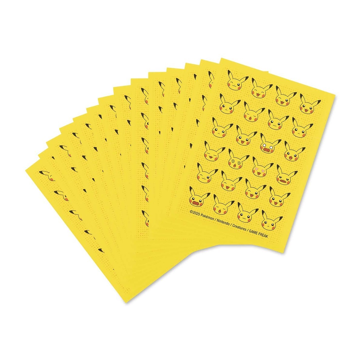 Pikachu Moods Card Sleeves (65 Sleeves)