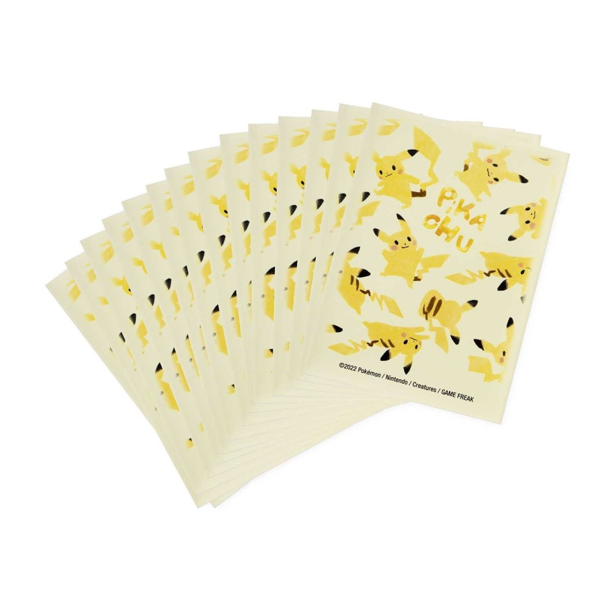 Pikachu Allover Card Sleeves (65 Sleeves)
