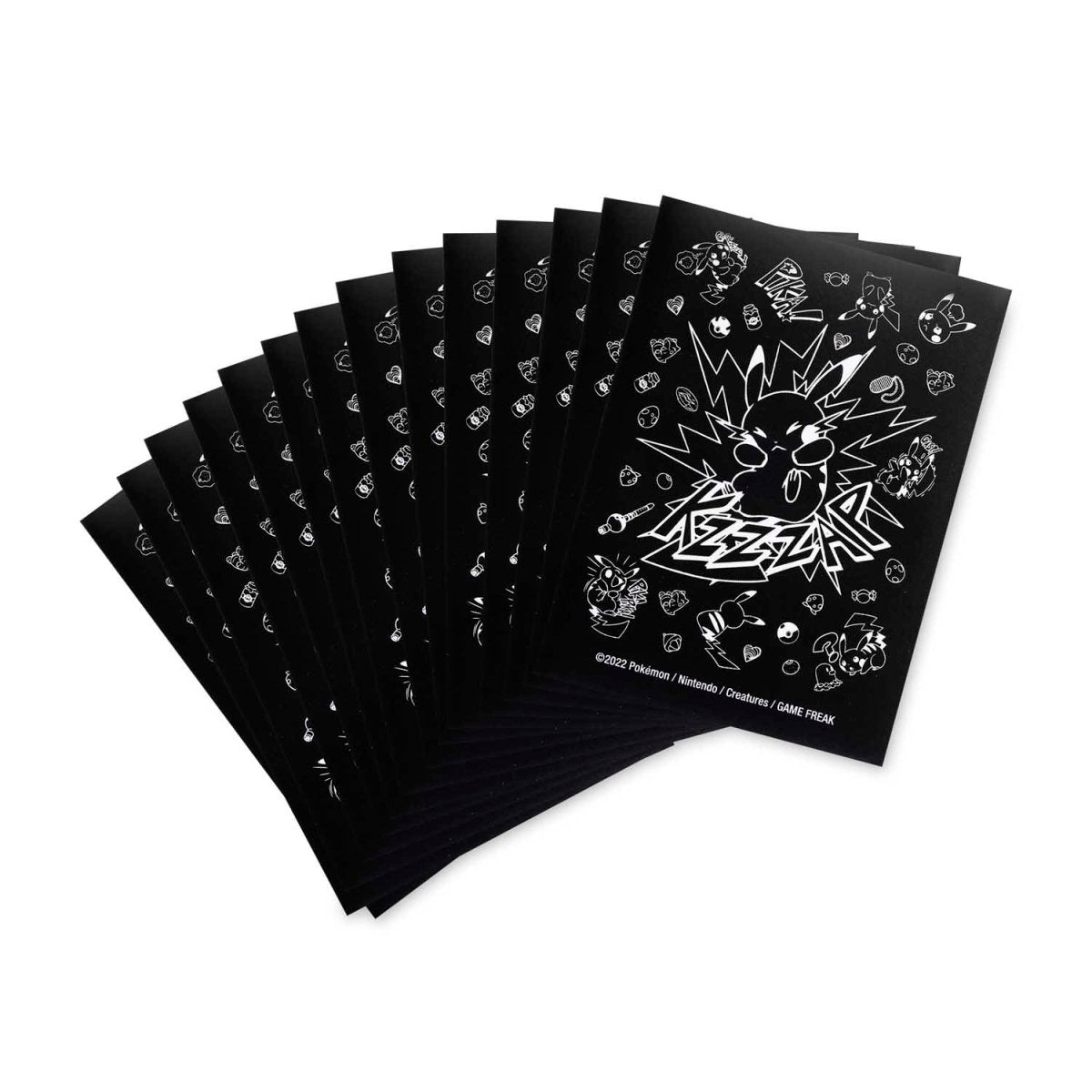 Pikachu Comic-Style Attack Card Sleeves (65 Sleeves)