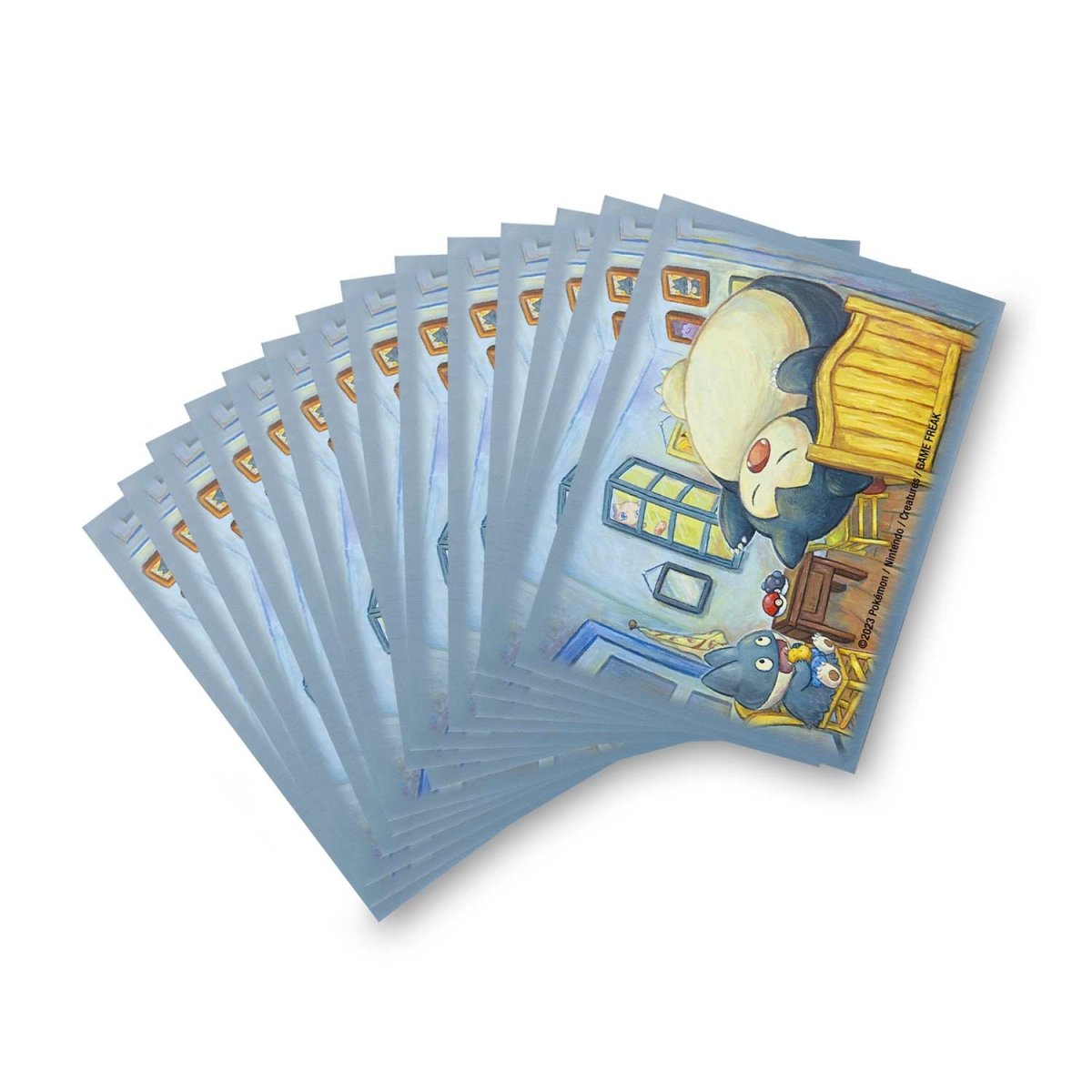 Munchlax & Snorlax Inspired by The Bedroom Card Sleeves (65 Sleeves)