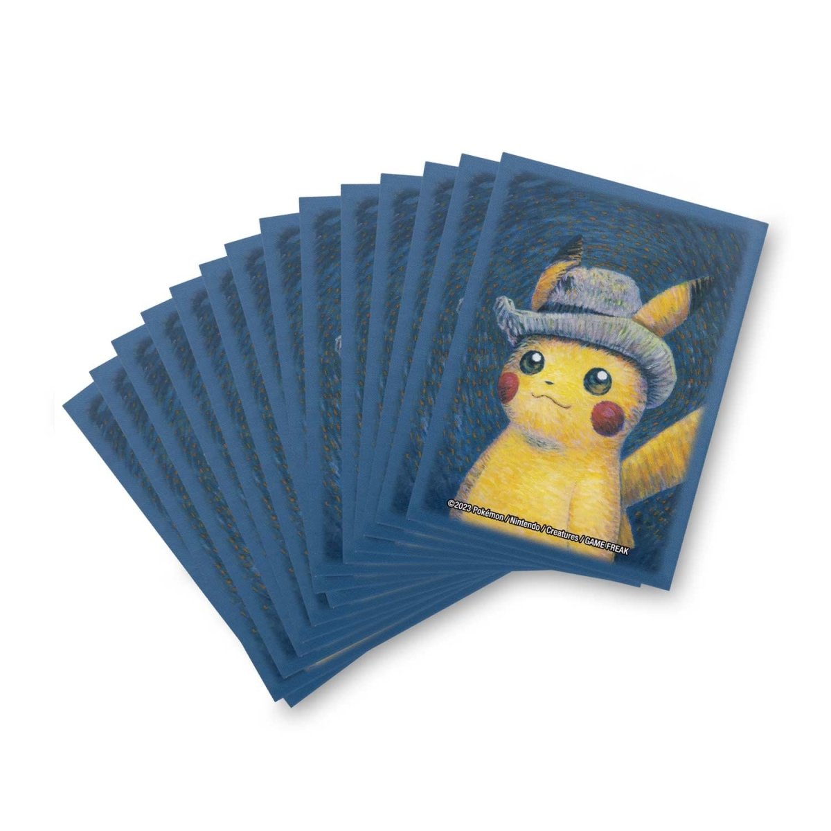 Pikachu Inspired by Self-Portrait with Grey Felt Hat Card Sleeves (65 Sleeves)