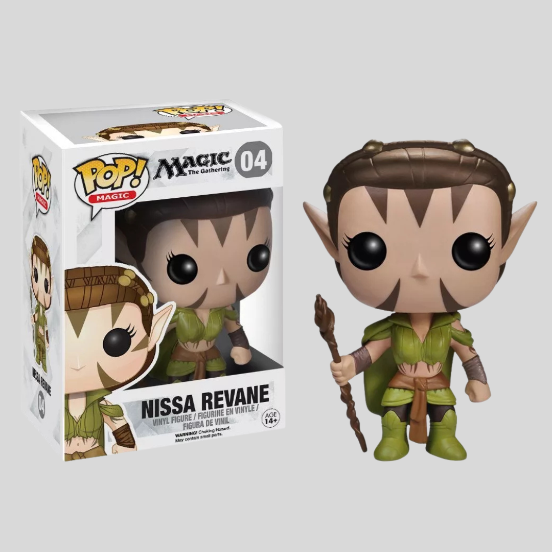 Magic The Gathering Funko POP Nissa Revane Vinyl Figure NIB VAULTED RARE