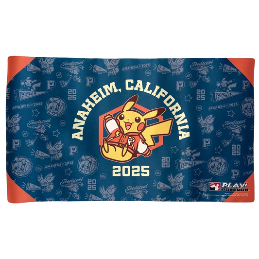 Pokemon World Championship 2025 Anaheim Exclusive Playmat Varsity Pikachu
