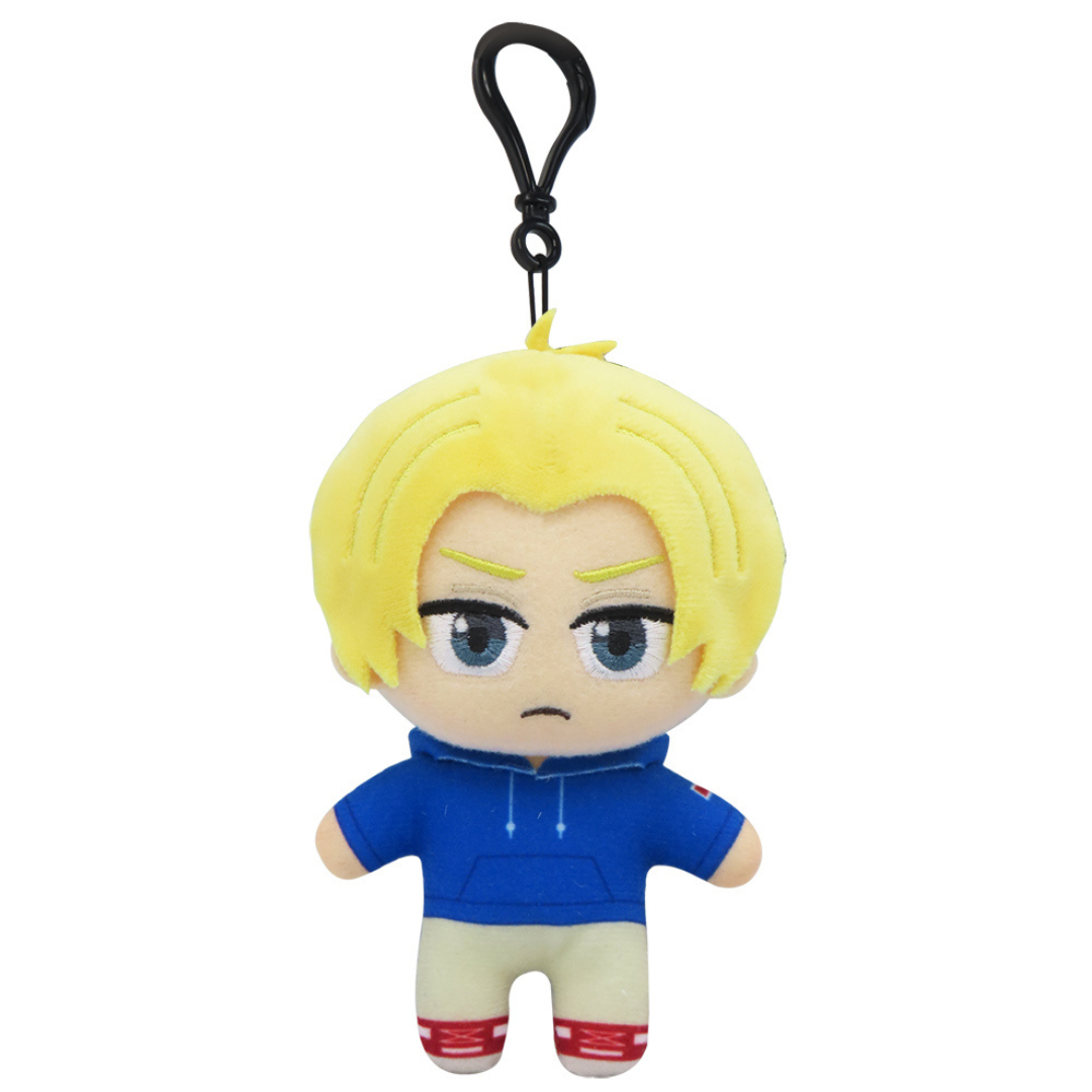 SAKAMOTO DAYS 4.5" Mini Key Ring Character Plush- LU SHAOTANG/ SHI ASAKURA/ TARO SAKAMOTO