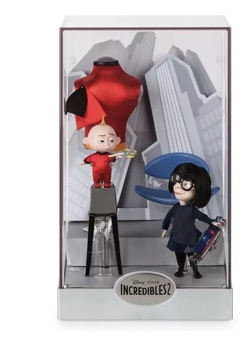 Disney Pixar Limited Edition Incredibles 2 Designer Doll Edna Mode Jack Jack