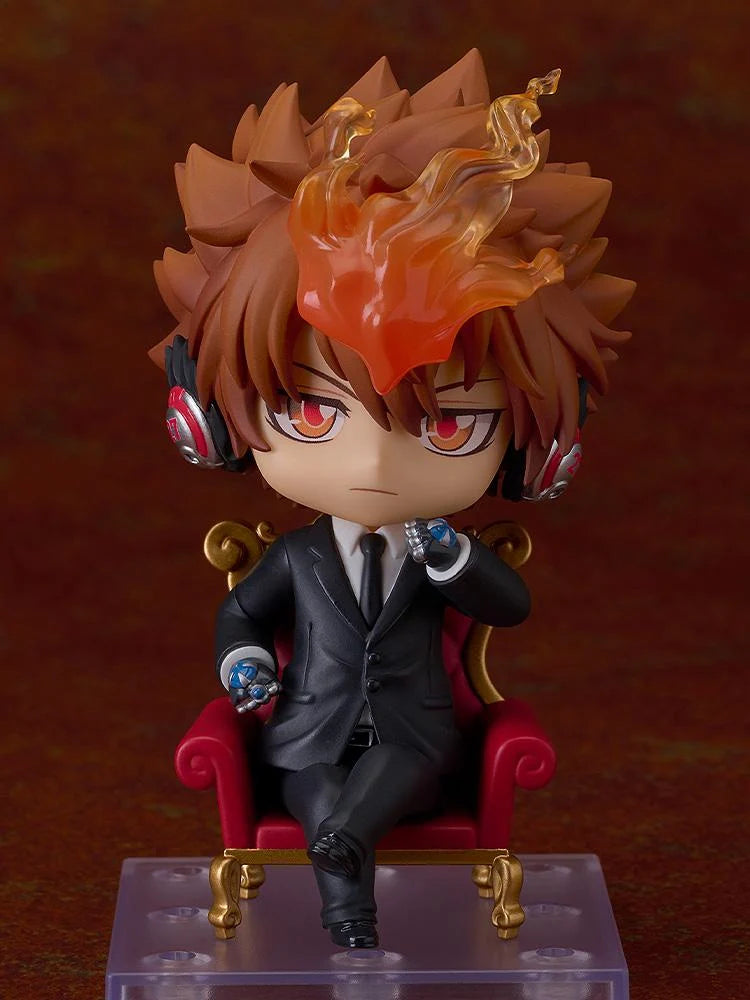 Katekyo Hitman Reborn! Nendoroid No.2950 Tsunayoshi Sawada (Black Suit Ver.)