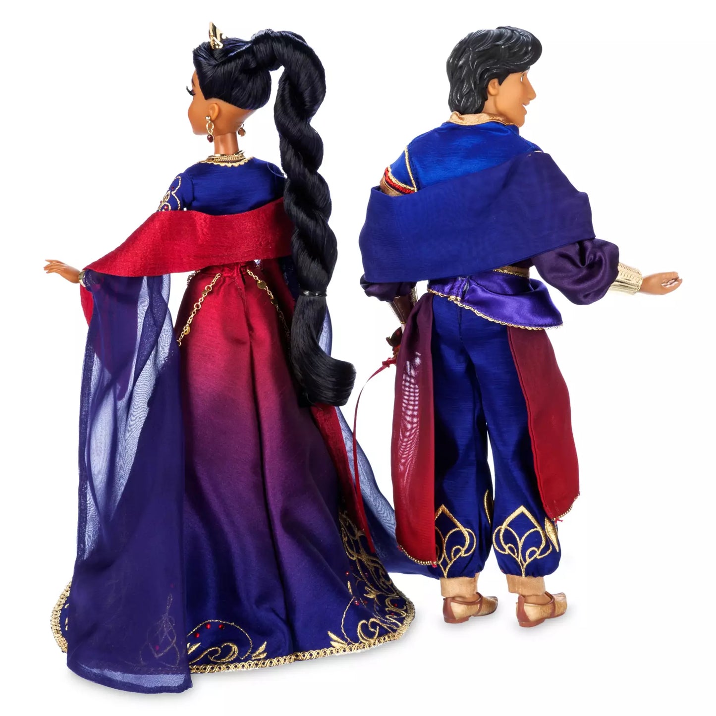 Aladdin & Jasmine Limited Edition Doll Set – Disney Designer Collection Midnight Masquerade Series – Fashionably Late – 12 1/2'' – D23: The Ultimate Disney Fan Event