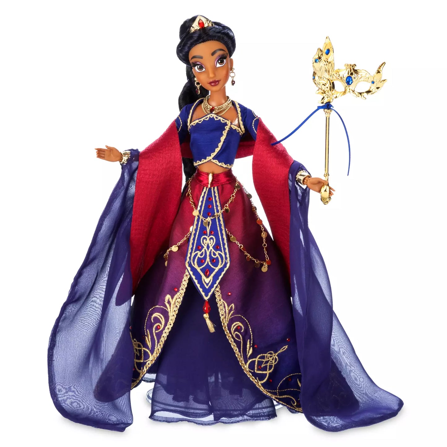 Aladdin & Jasmine Limited Edition Doll Set – Disney Designer Collection Midnight Masquerade Series – Fashionably Late – 12 1/2'' – D23: The Ultimate Disney Fan Event