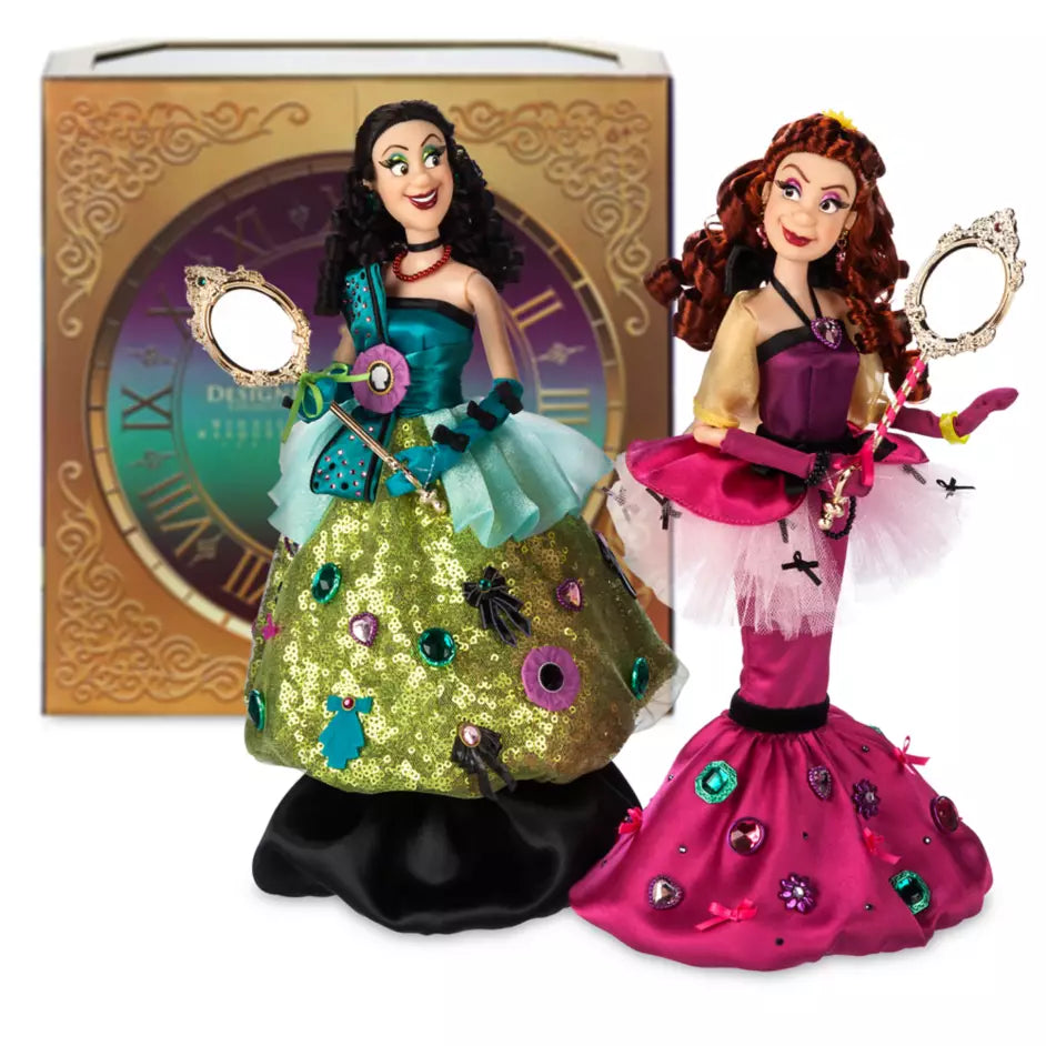 Anastasia & Drizella Limited Edition Doll Set – Cinderella – Disney Designer Collection Midnight Masquerade Series – Fashionably Late – 12 1/2'' – D23: The Ultimate Disney Fan Event