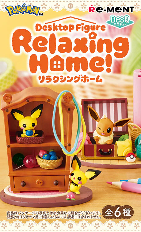 Re-Ment Pokémon DesQ Relaxing Home! Blind Box