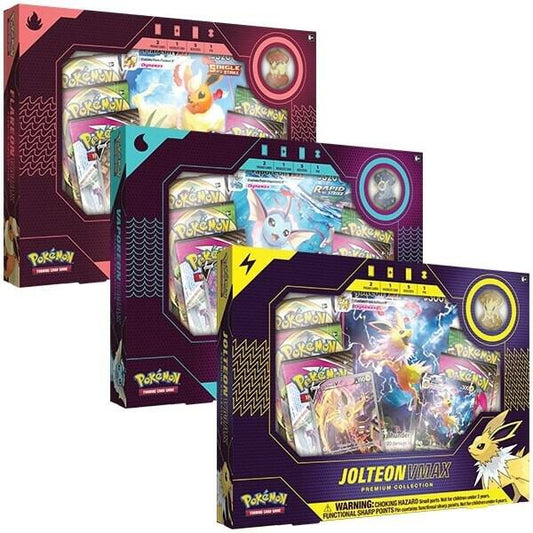 Eevee Evolution VMAX Premium Collection [Set of 3] - Miscellaneous Cards & Products (MCAP)
