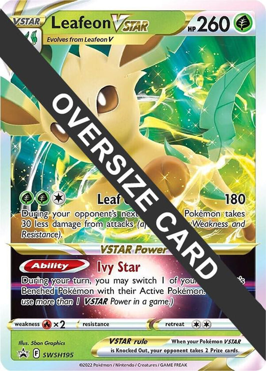 Leafeon VSTAR - SWSH195 - Jumbo Cards (PR)