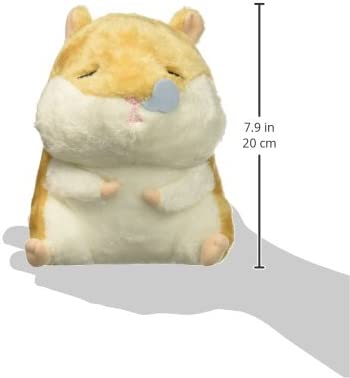 Brown Sleeping Hamster Plush Stuffed Plush