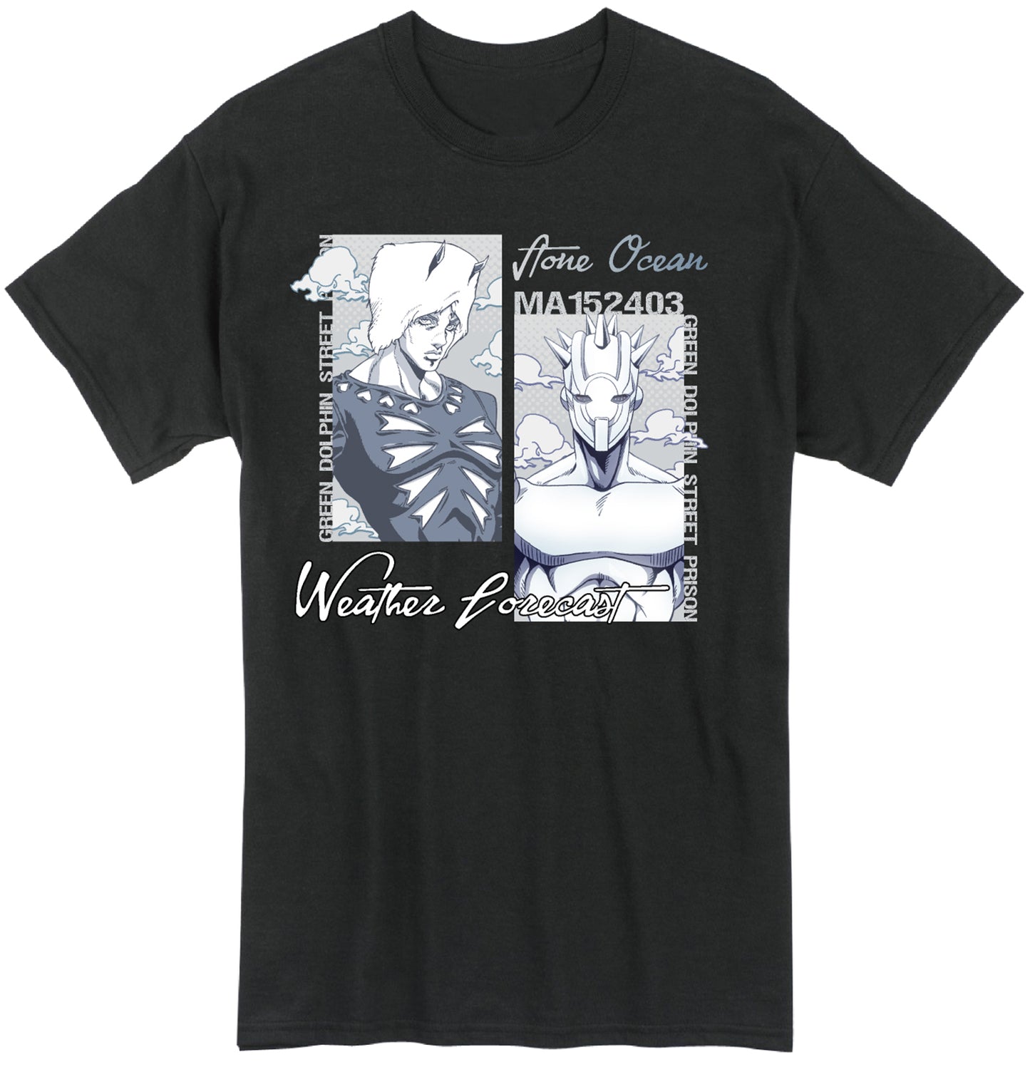 JoJo's Bizarre Adventure: Stone Ocean Weather Forecast T-Shirt