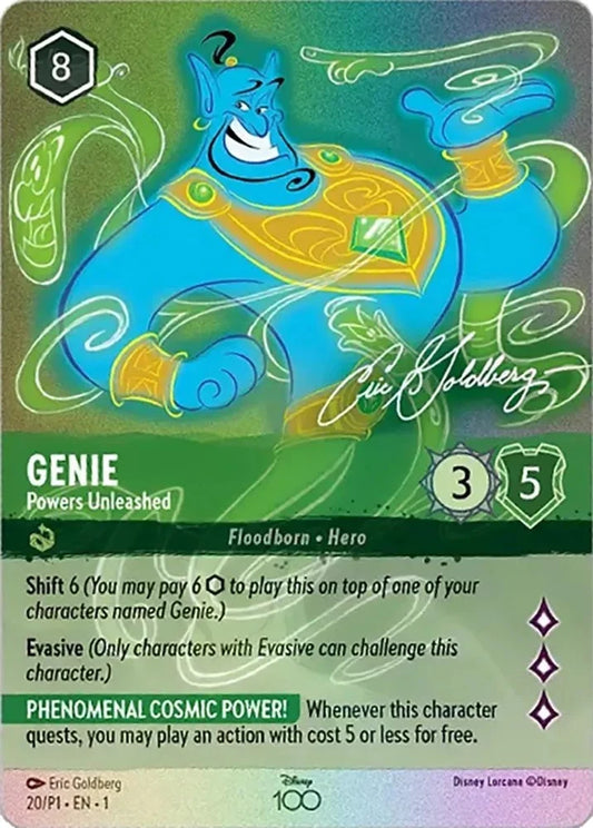 Genie - Powers Unleashed (Alternate Art) - Disney100 Promos (D100)