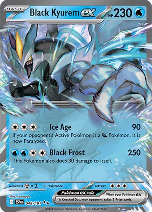 Black Kyurem ex - 048/191 - SV08: Surging Sparks (SV08)