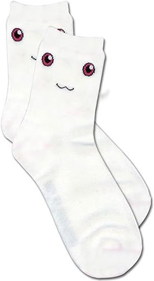 Madoka Magica - Kyubey Face Socks