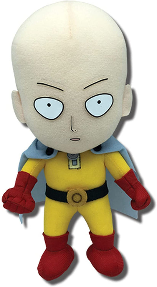 One Punch Man Saitama Stuffed Plush, 7.5"