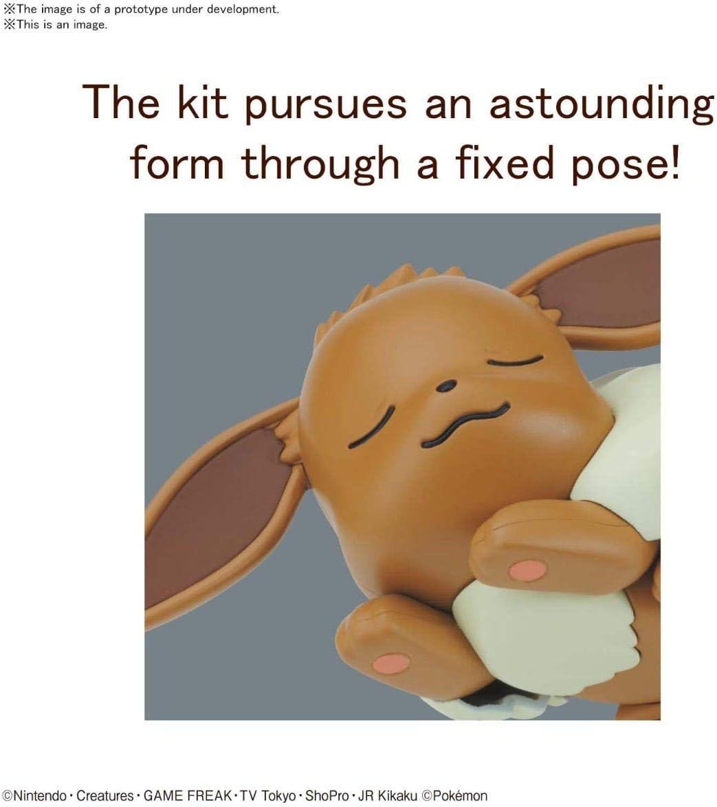 Pokemon Eevee 07 (Sleeping Pose) Quick Model Kit