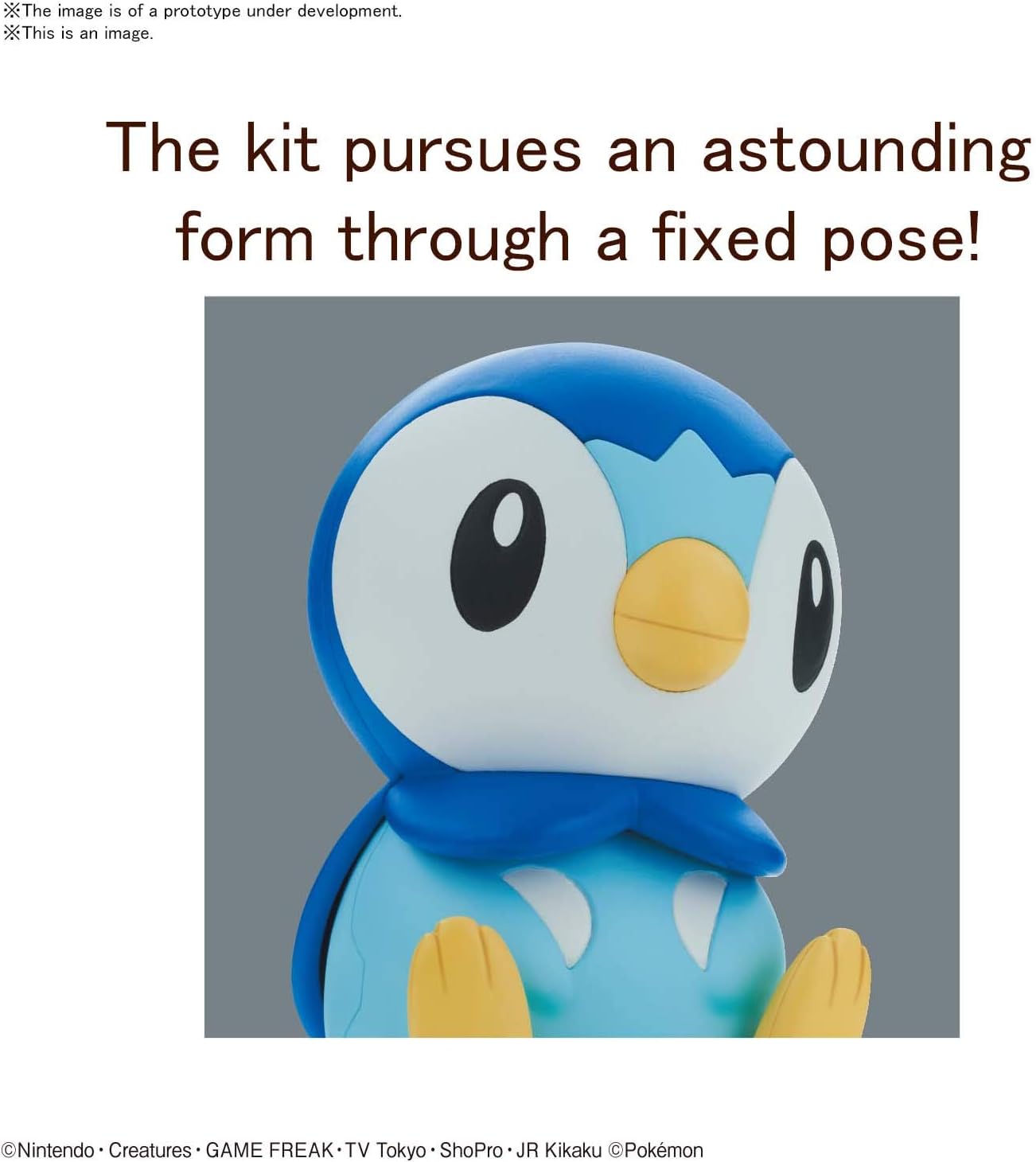 Pokémon - 06 Piplup, Bandai Spirits Pokémon Model Kit