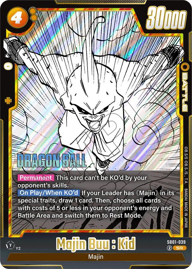 Majin Buu : Kid - SB01-039 - Manga Booster 01 (SB01)