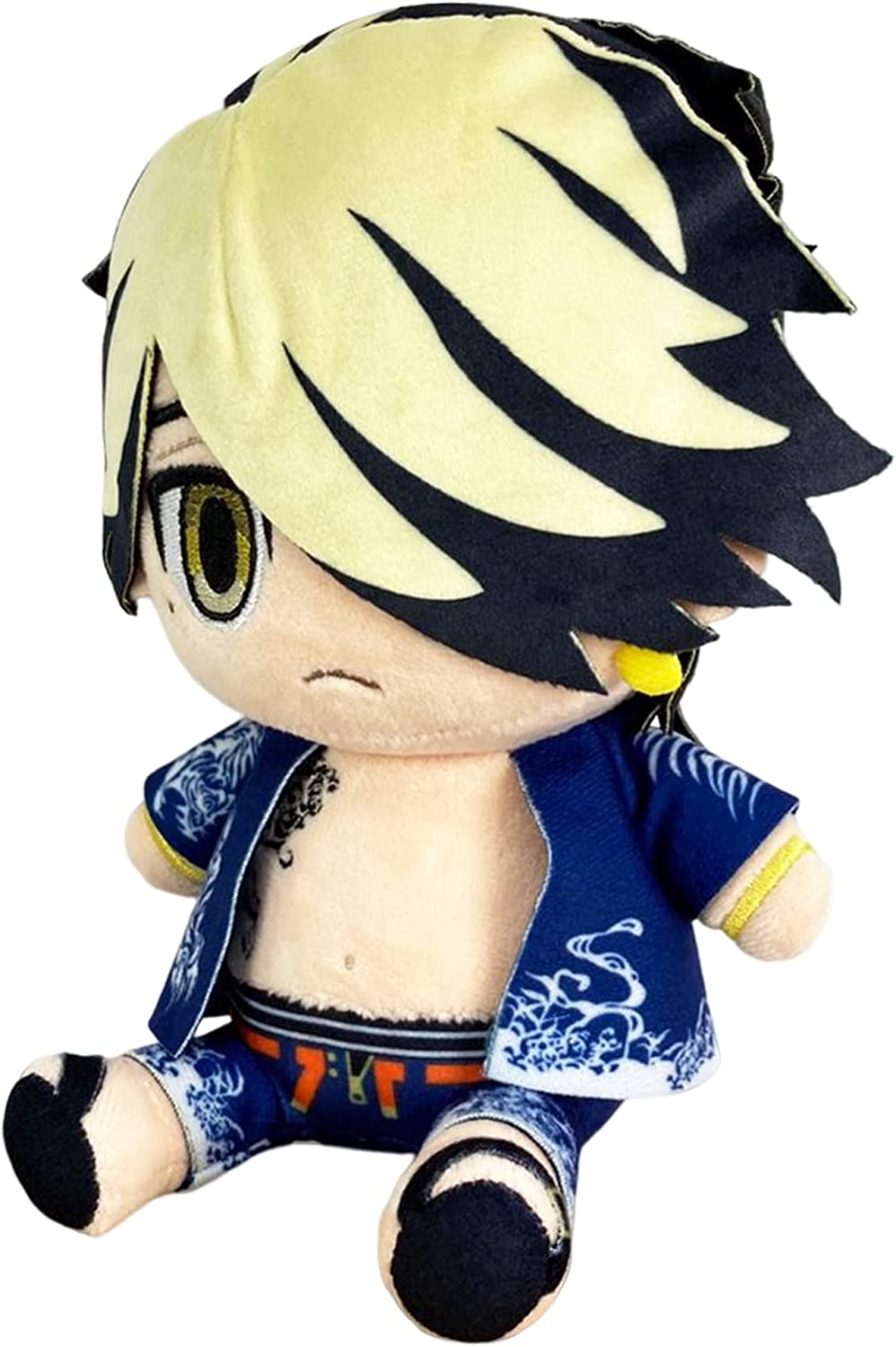 Tokyo Revengers - Hanemiya Kazutora Sitting Pose Plush 7"