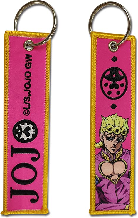 Jojo S4 - Giorno Fabric Keychain