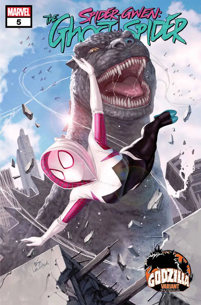 Spider-Gwen the Ghost-Spider #5 (Inhyuk Lee Godzilla Variant)