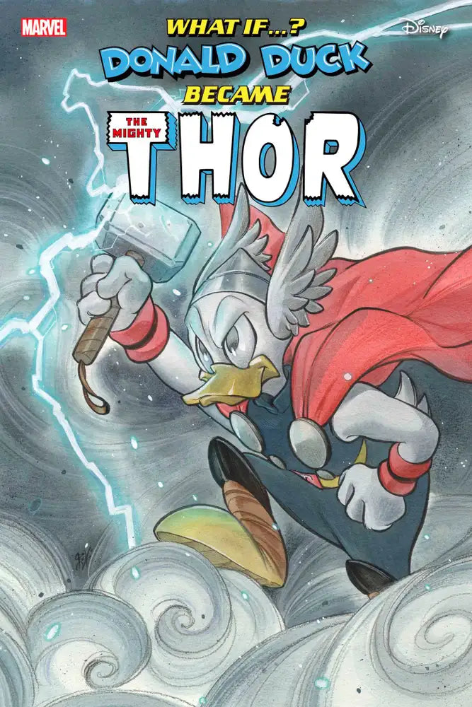 WHAT IF DONALD DUCK BECAME THOR #1 PEACH MOMOKO VAR