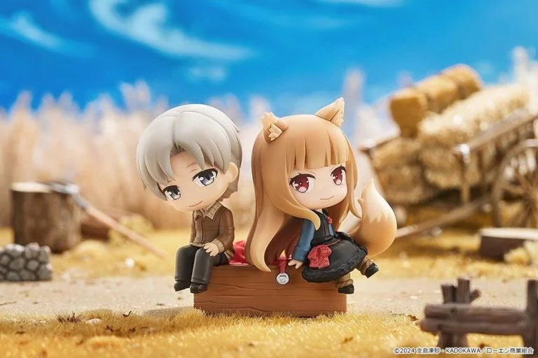 Spice and Wolf: Merchant Meets the Wise Wolf Mini Memory Lawrence & Holo Figure