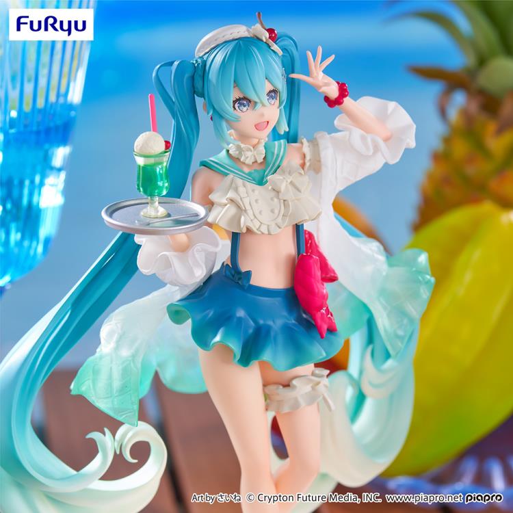 Vocaloid SweetSweets Series Hatsune Miku (Melon Soda Float Ver.) Exceed Creative Figure