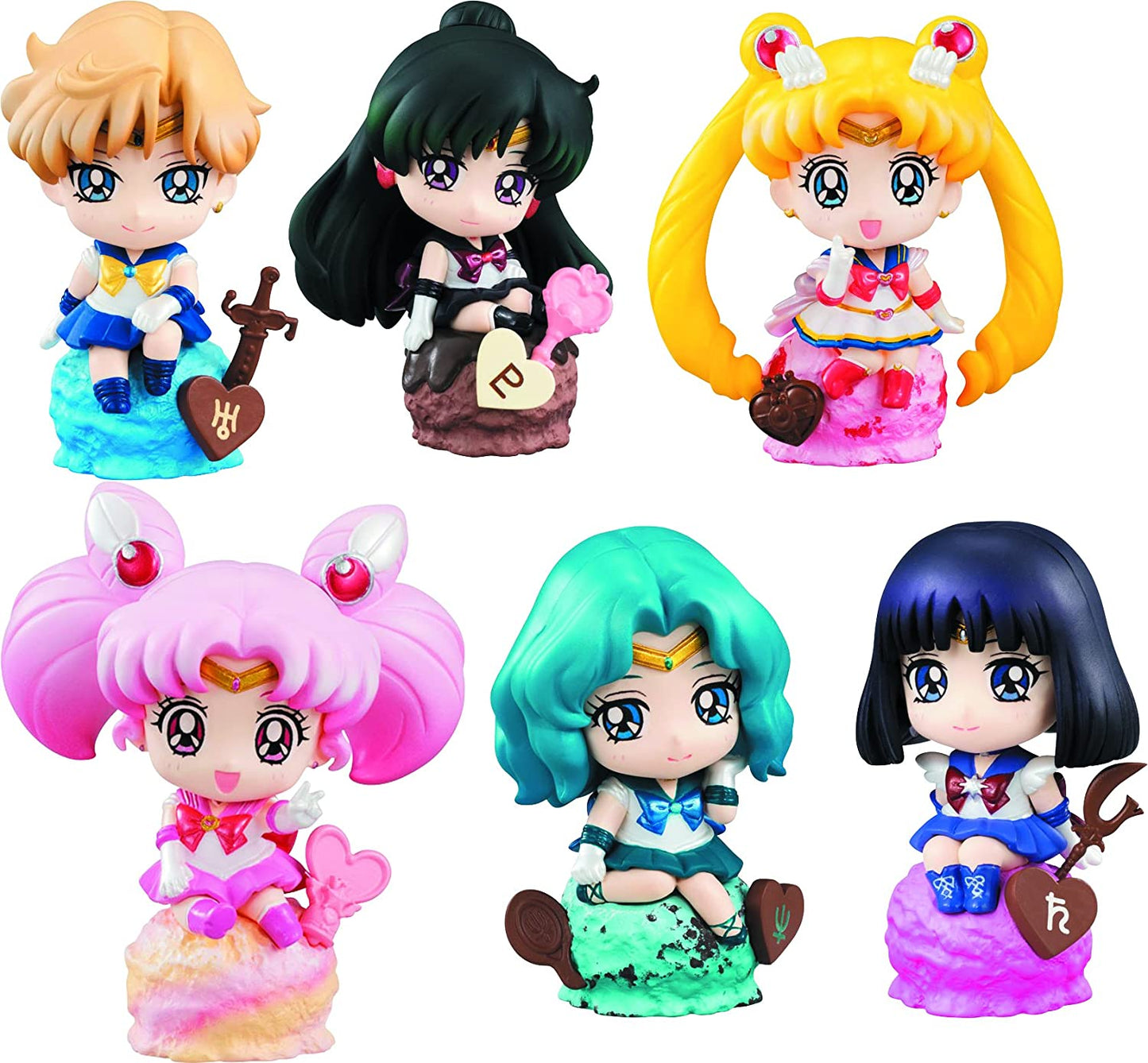 Megahouse Sailor Moon: Petit Chara Ice Cream Party Version Set