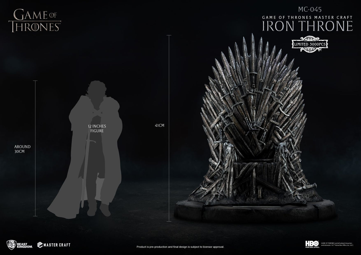 Game of Thrones Master Craft Iron Throne