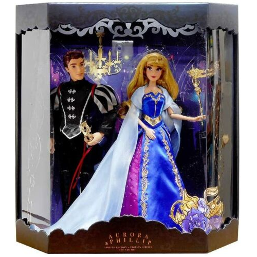 D23 Expo 2019 Disney Designer Midnight Masquerade Aurora and Phillip LE Doll