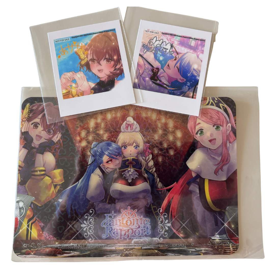 Fantome Rapport Holographic Pencil Board and Two Character Photos