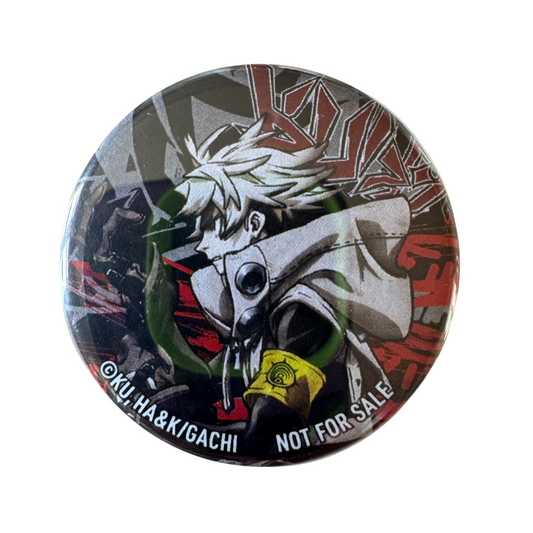Gachiakuta Rudo Character Button Pin