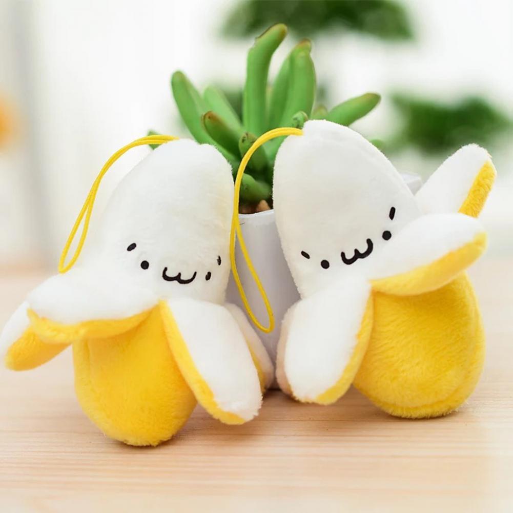 Adorable Mini Banana Plush Toy Keychain