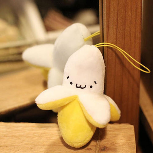 Adorable Mini Banana Plush Toy Keychain