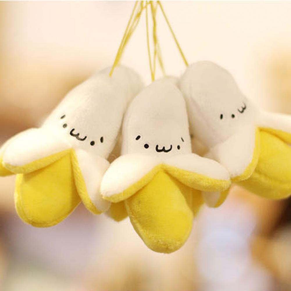 Adorable Mini Banana Plush Toy Keychain