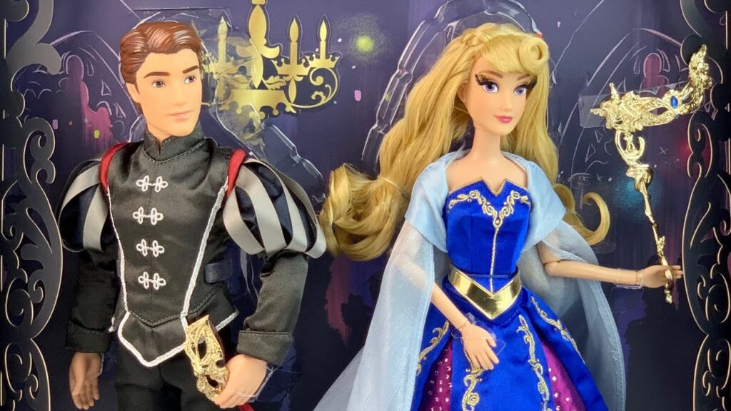 D23 Expo 2019 Disney Designer Midnight Masquerade Aurora and Phillip LE Doll