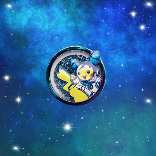 Pokémon XP World Championships 2026 San Francisco Pikachu Astronaut Glitter Pin