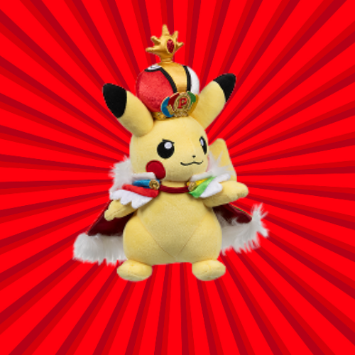 2026 Pokemon Worlds Exclusive Crown Pikachu Plush
