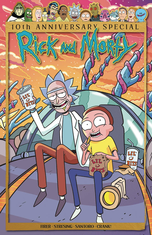 RICK AND MORTY 10TH ANNI SPECIAL #1 CVR A WRAPAROUND ELLERBY