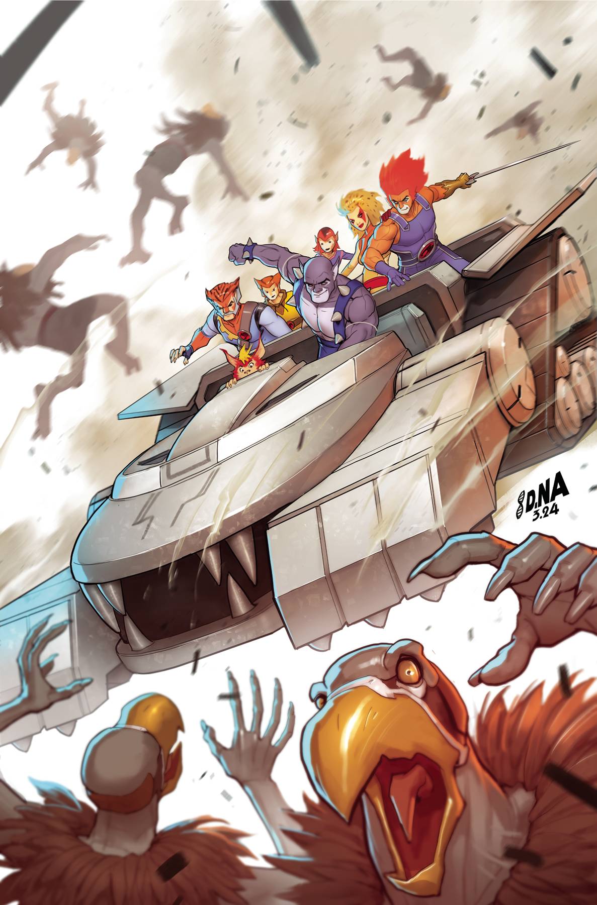 THUNDERCATS #6 DAVID NAKAYAMA METAL PREMIUM COVER