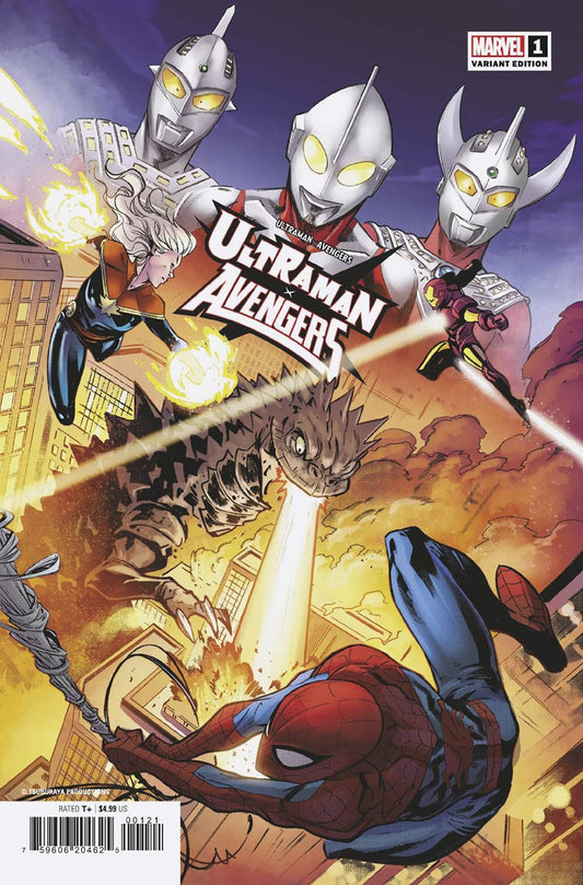 ULTRAMAN X THE AVENGERS #1 (OF 4) FRANCESCO MANNA VAR