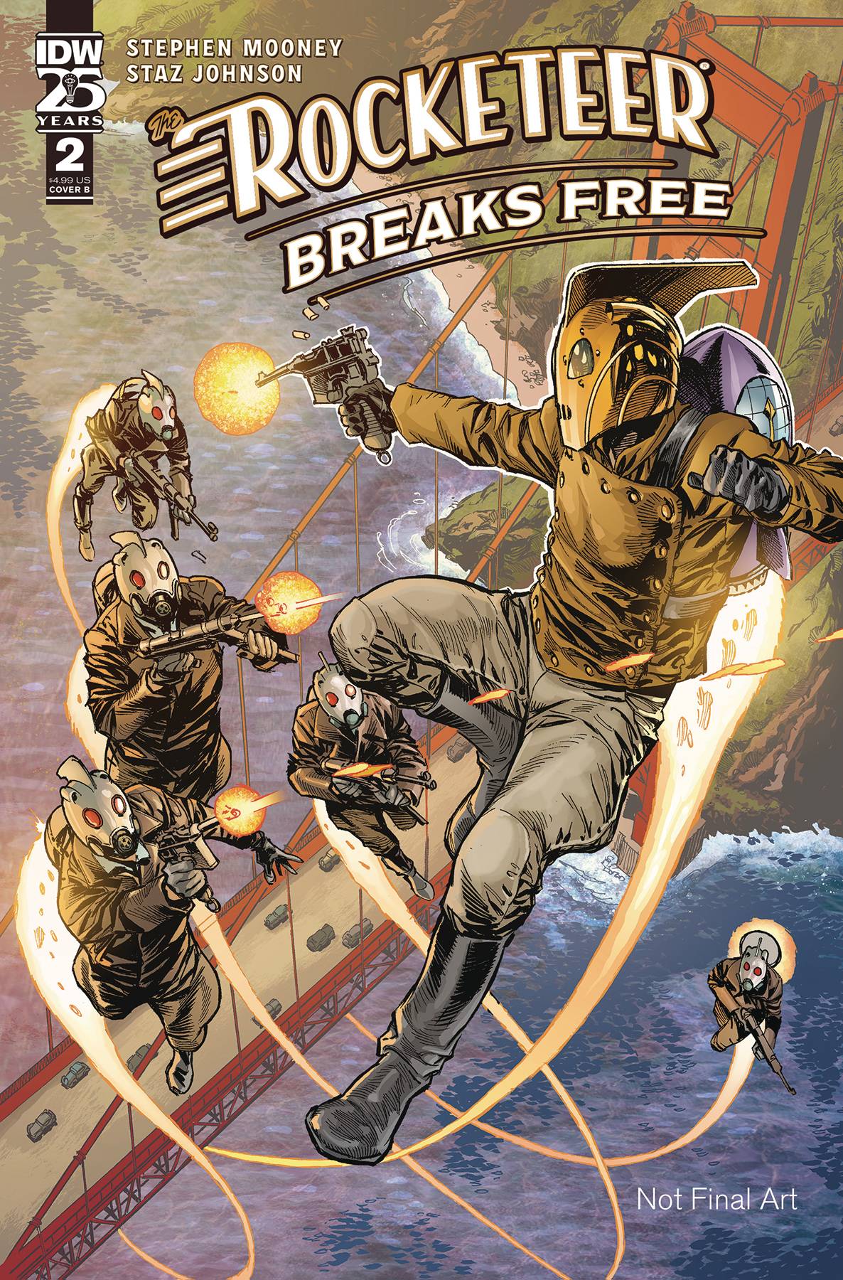 ROCKETEER BREAKS FREE #2 CVR B JOHNSON