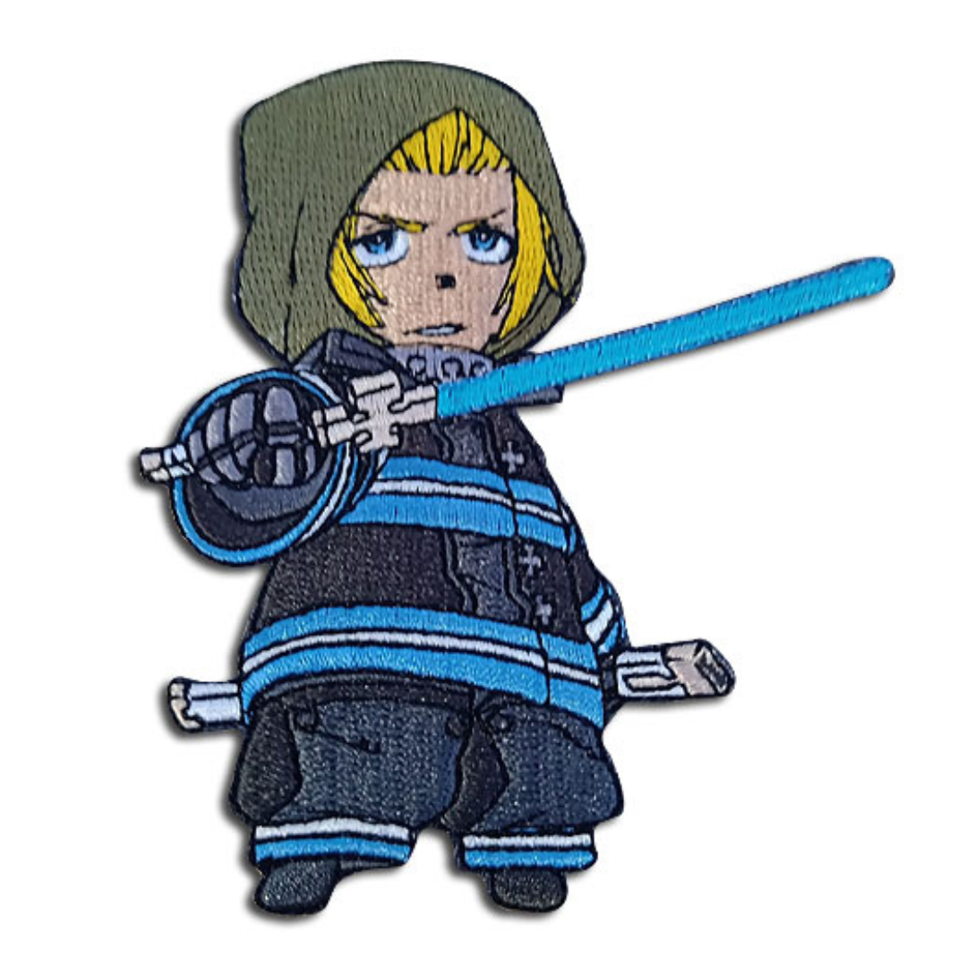 Fire Force SD Character Patch: Shinra, Arthur, Shinmon, Sergeant Symbol, Battalion Commander Symbol