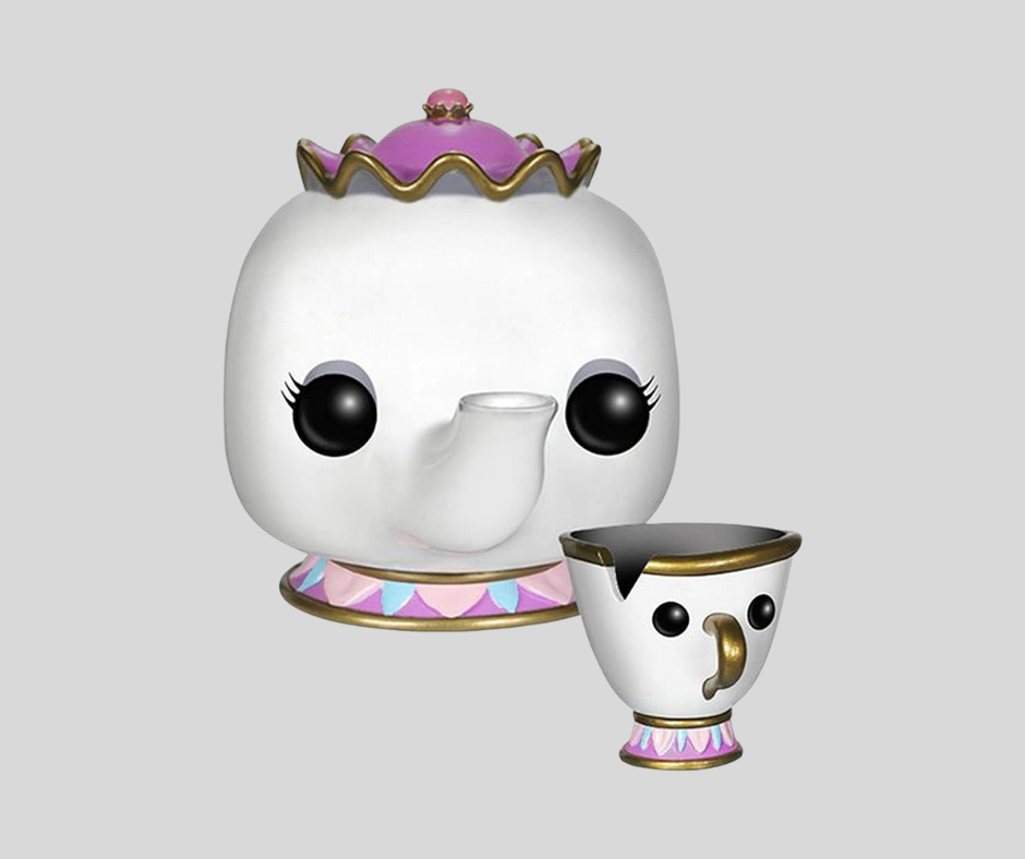 Beauty and the Beast Mrs. Potts and Chip Vinyl POP #92 VAULTED